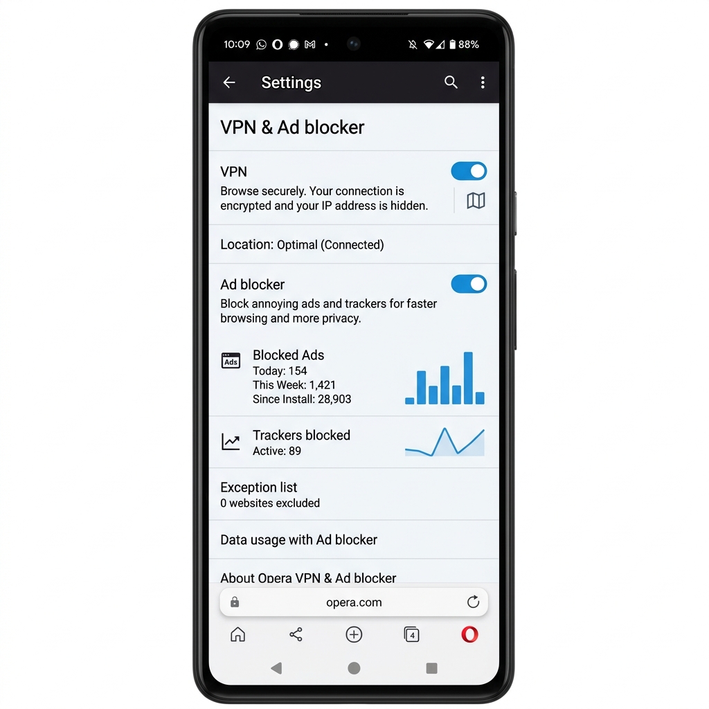 Opera APK VPN Ayarları